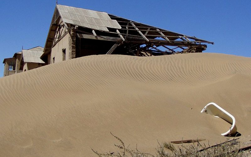 Lugares abandonados: Kolmannskop na Namíbia