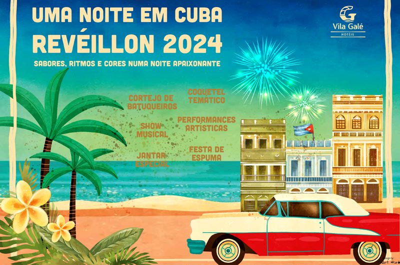 Resorts Vila Galé terão festa cubana no Réveillon