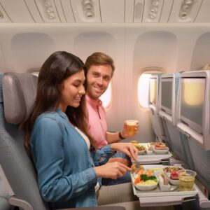 Vinhos de classe mundial a bordo das aeronaves da Emirates