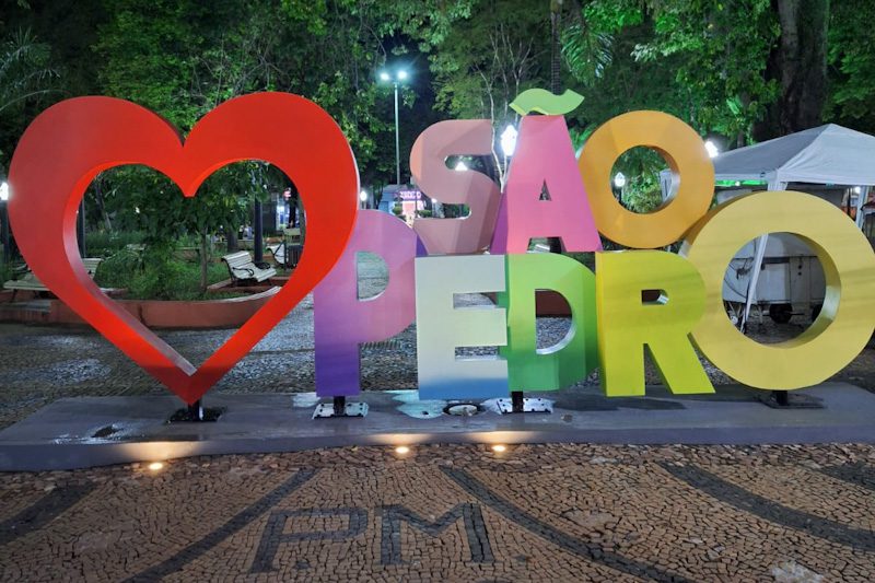 Estância Turística de São Pedro no interior de São Paulo