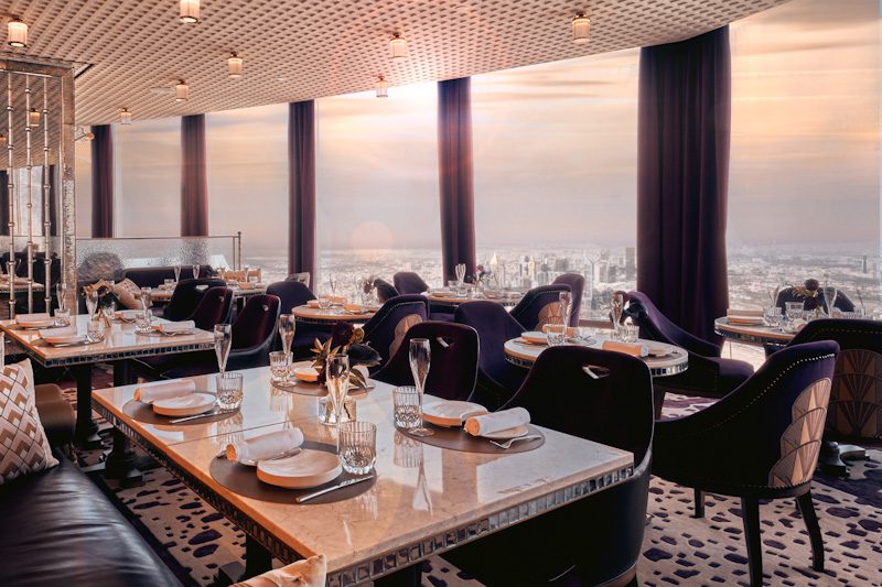 Dubai para apaixonados: Restaurante Atmosphere