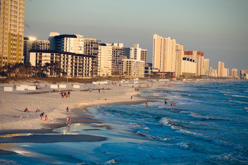 Praia no Panamá