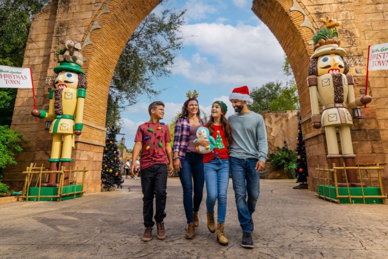 Christmas Town: Natal brilhante no Busch Gardens Tampa Bay