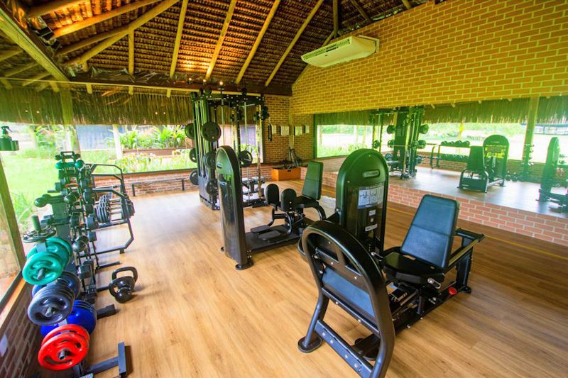 Academia climatizada no resort Portobello em Mangaratiba