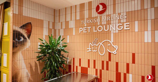 Turkish Airlines inova com Pet Lounge