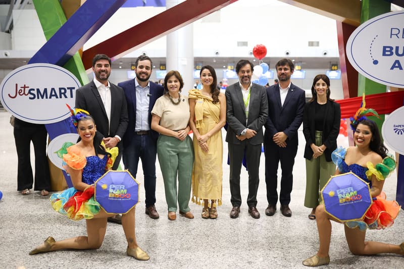 JetSMART inaugura voo direto Recife-Buenos Aires