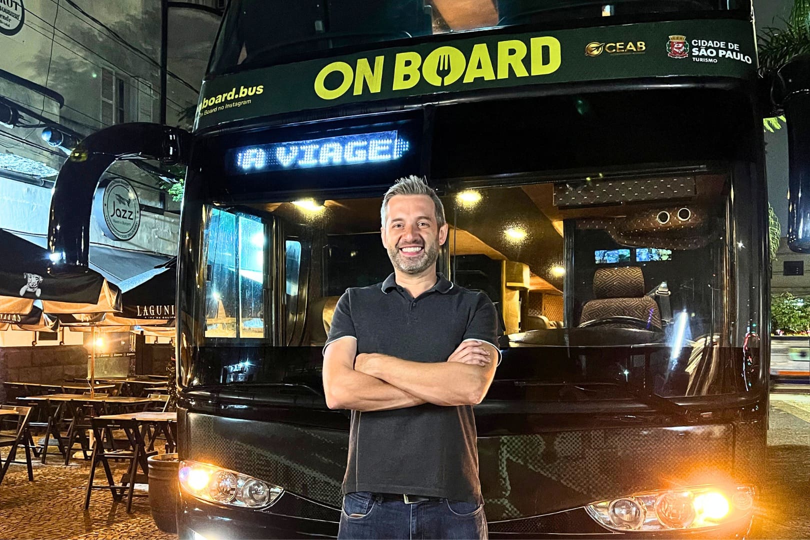 On Board Bus: ônibus turístico e gastronomia premium em Sampa