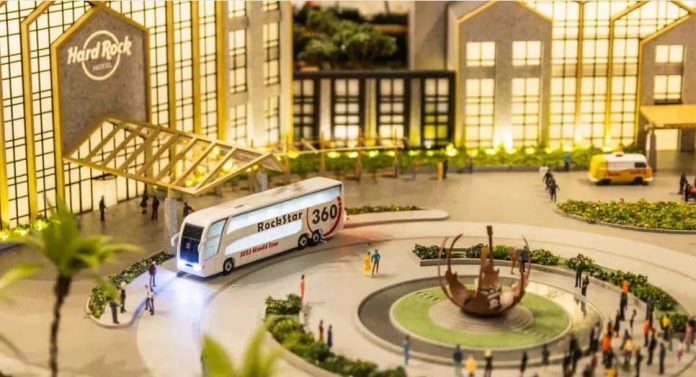 Maquete do Hard Rock Hotel Gramado atrai turistas