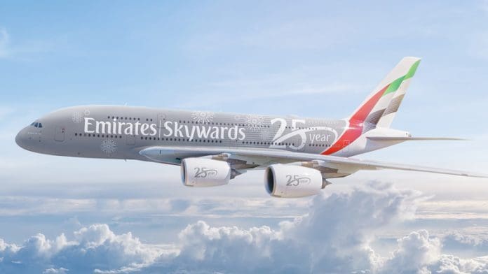 Emirates sorteará 25 milhões de milhas grátis