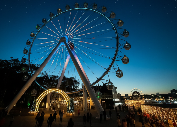 Roda Canela: Luzes de Natal transformam noites na Serra Gaúcha