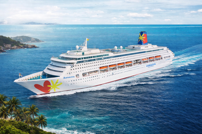 Corazul Cruceros chega ao Brasil para a temporada de cruzeiros