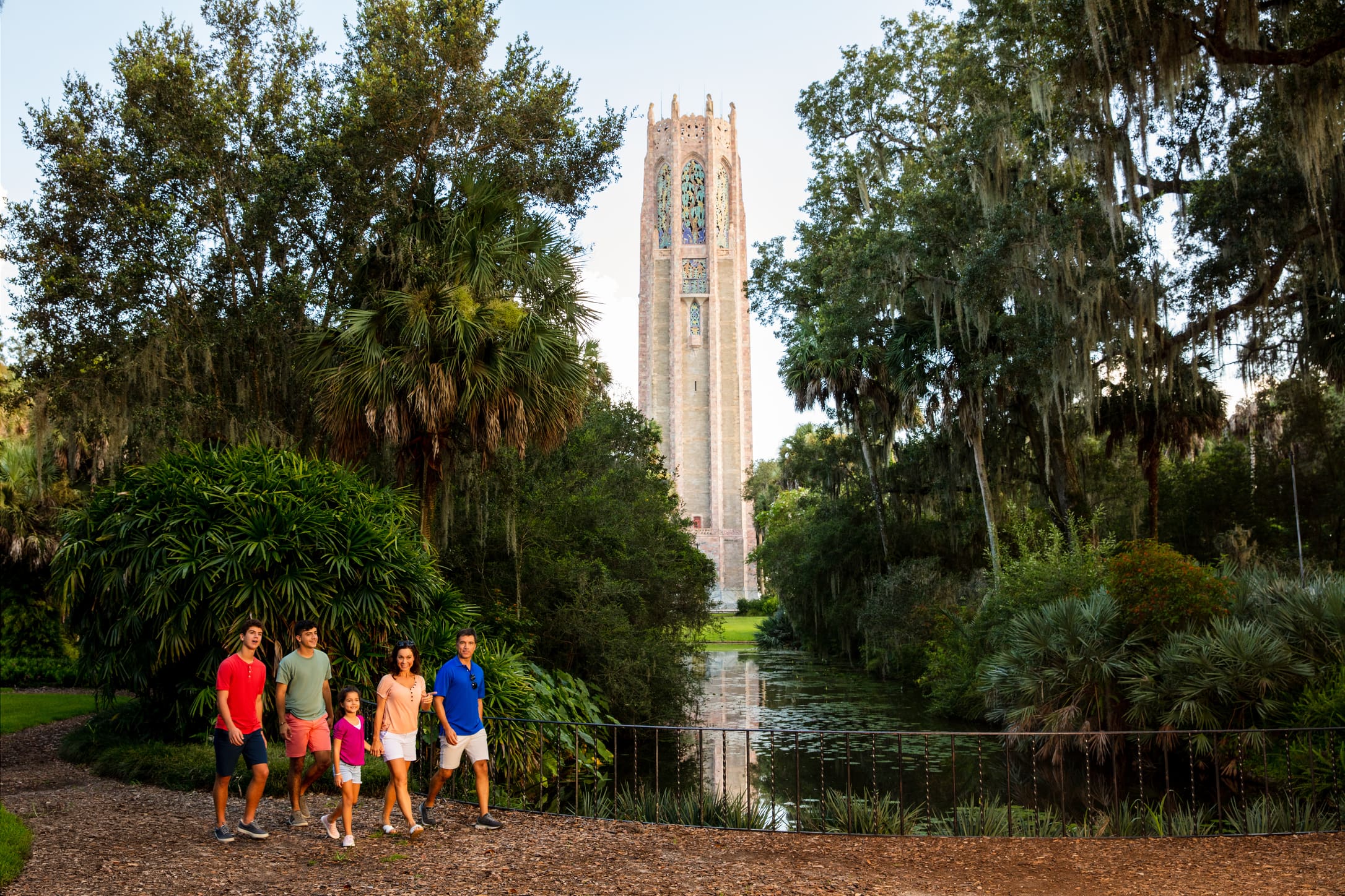 Bok Tower Gardens em Lake Wales, Florida Central
