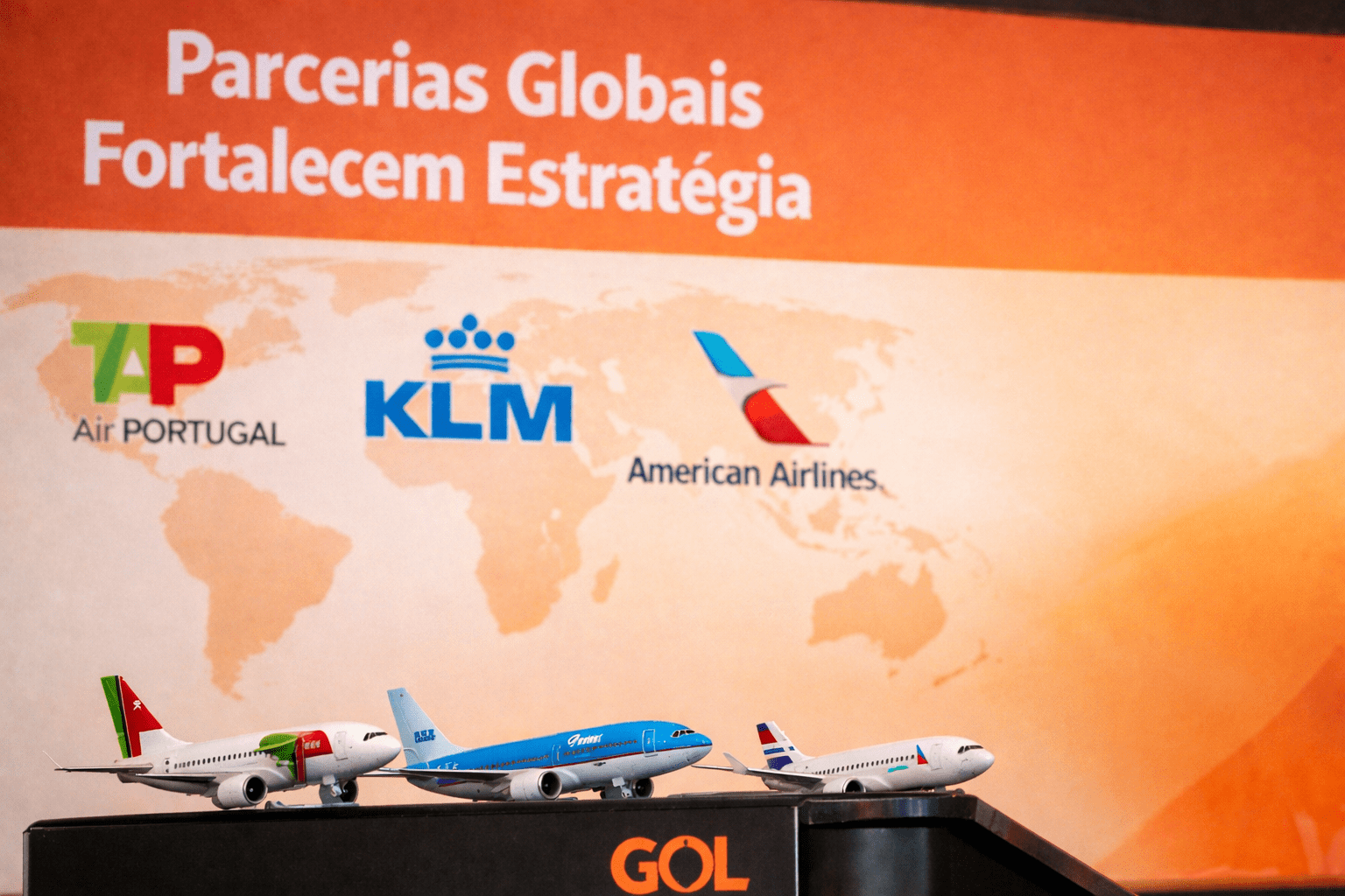 Gol: parcerias globais