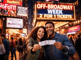 NYC Off-Broadway Week 2026 oferece ingressos duplos em março