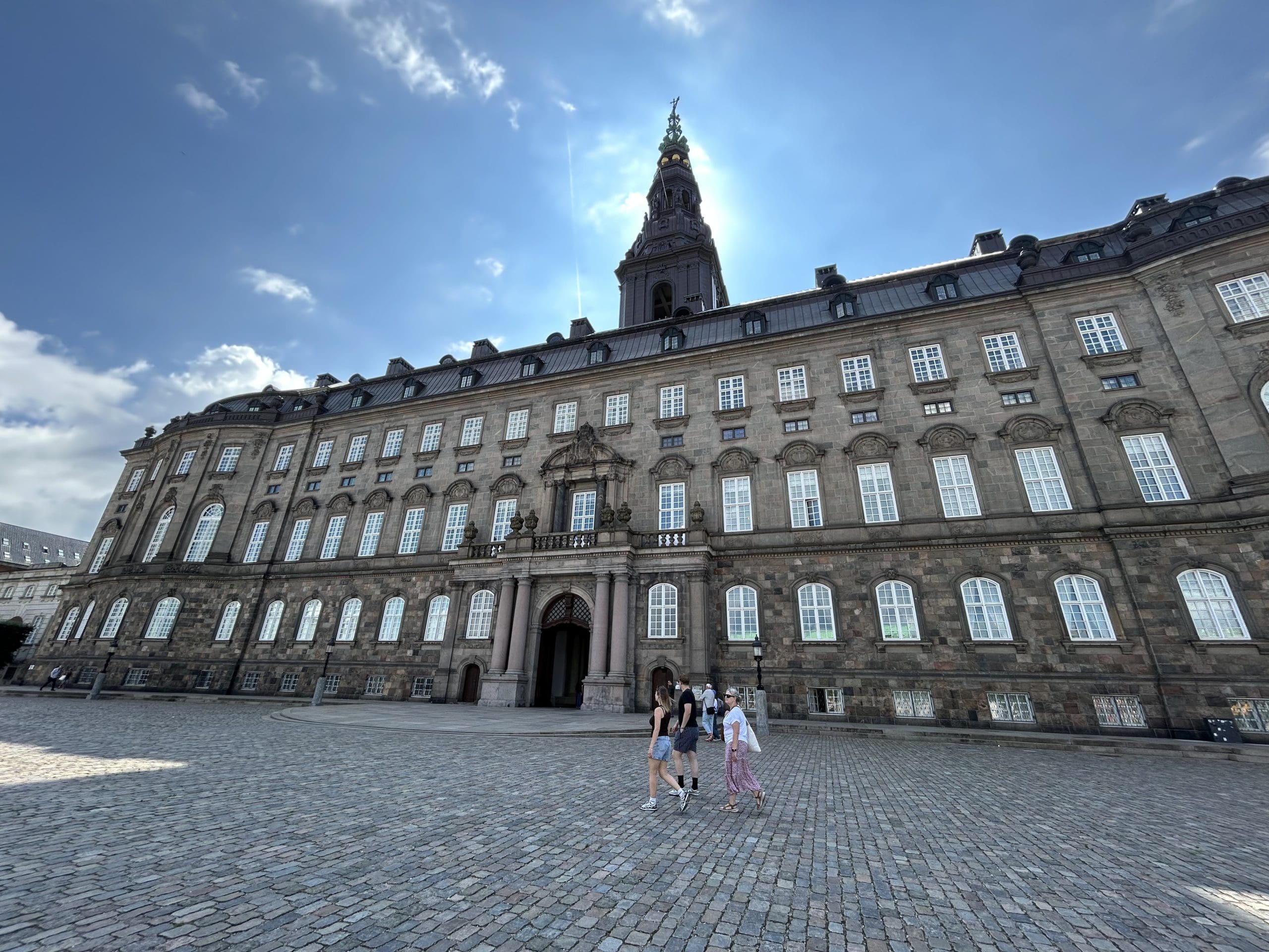 Castelo Christiansborg em Copenhague